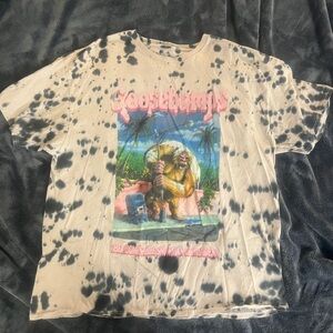 Goosebumps Graphic T-Shirt - Black and Cream